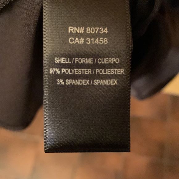 BCBG Satin Dress, Black, Size Small - Picture 5 of 6